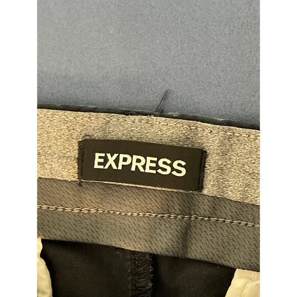 Express Men’s Slim Fit Pants Color Black Size 29x30 Pre-owned - Picture 4 of 13